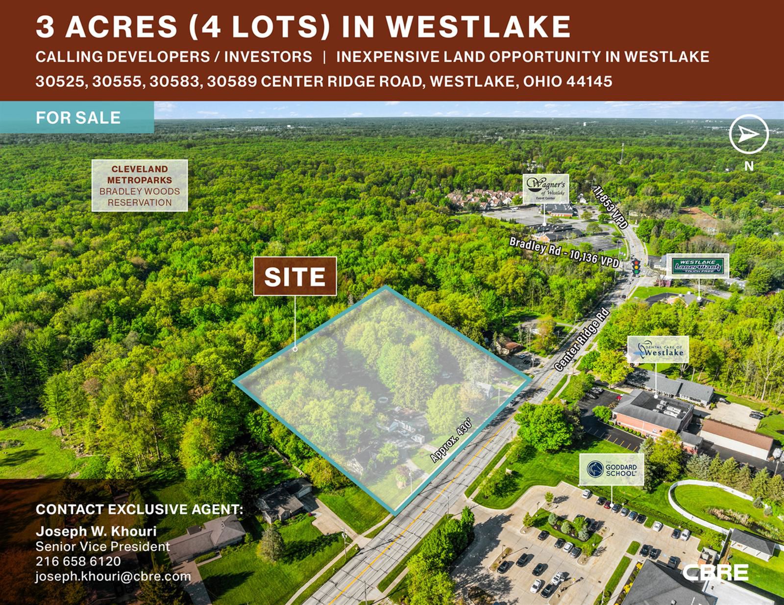 3 Acres (4 Lots) in Westlake 30525 Center Ridge Road - Image 1