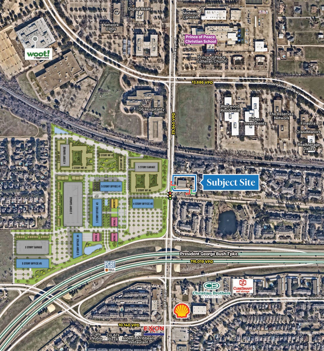 Far North Dallas — Pad Site 19310 Midway Road - Image 1
