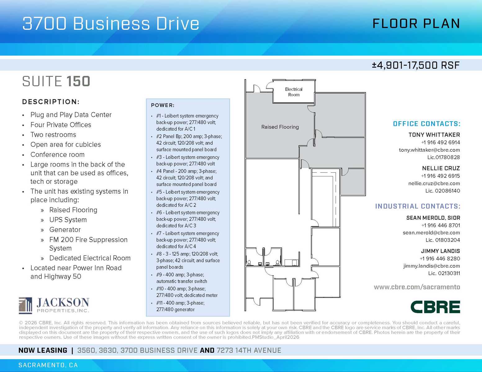 3700 Business Drive_Suite 150_Floor Plan