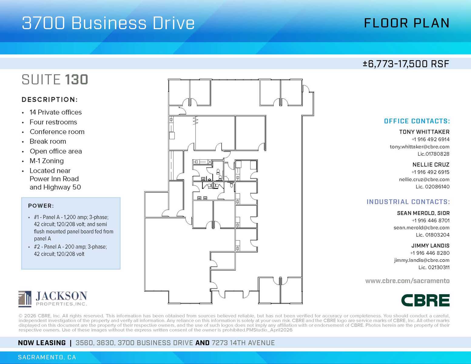 3700 Business Drive_Suite 130_Floor Plan