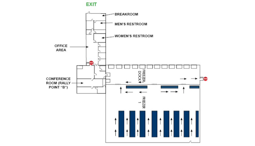 Freezer Space Floor Plan