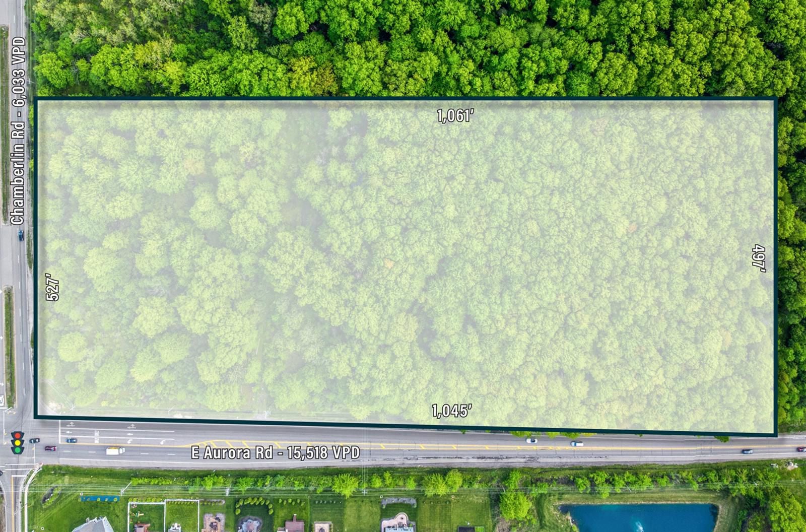 11.33 Acres Zoned C-2 Land For Sale 1876 East Aurora Road - Image 3