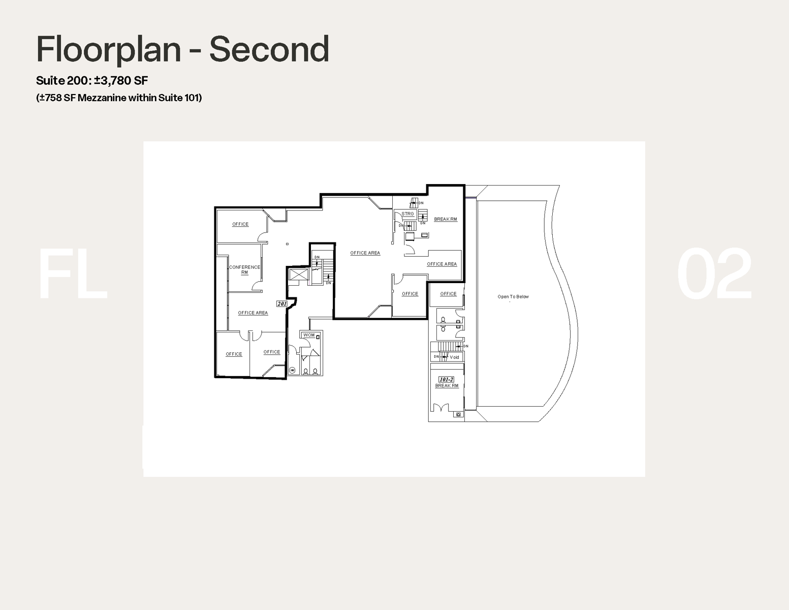 5798 Stoneridge Mall Second Floor Plan
