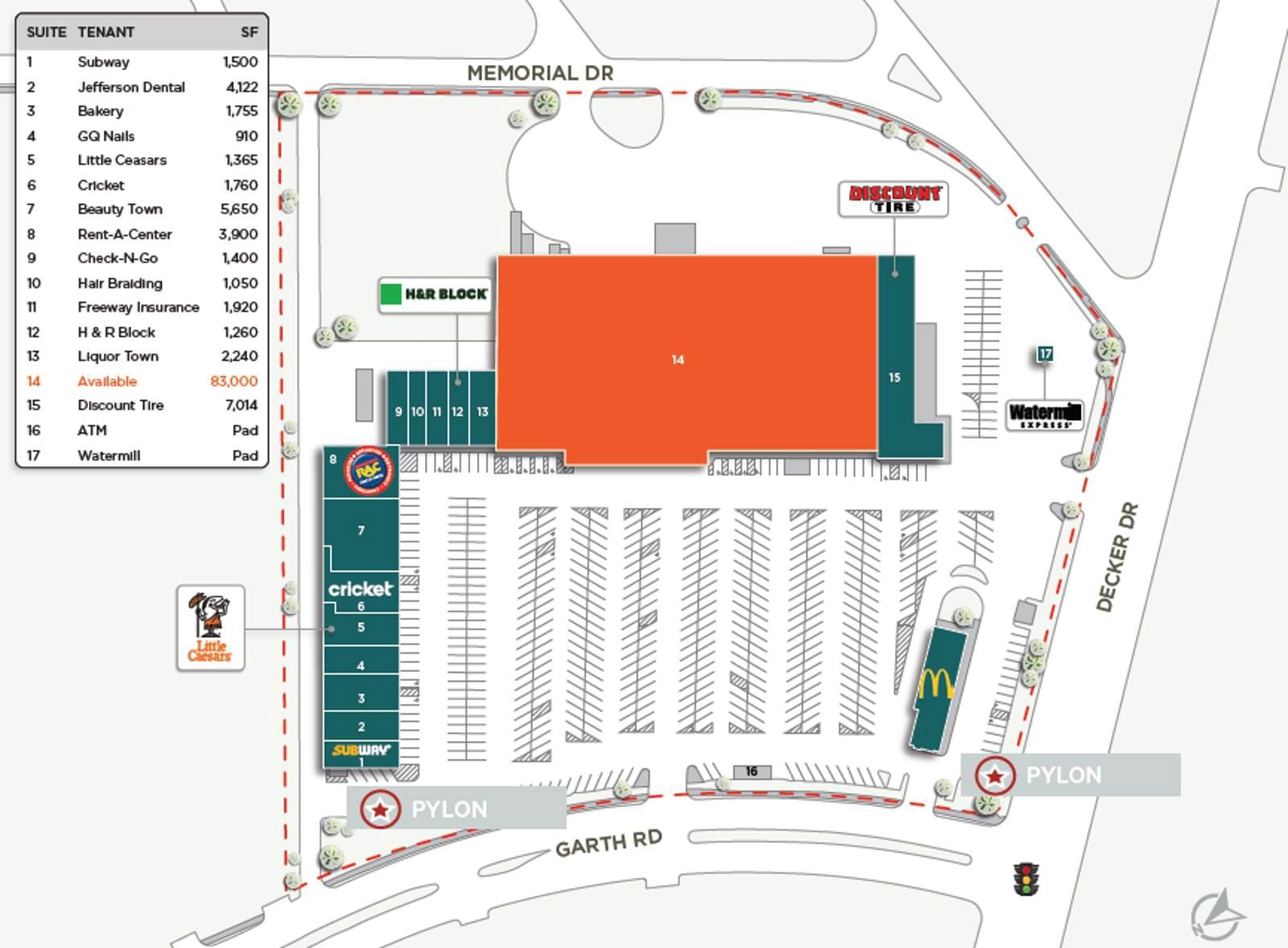 Decker Square - Site Plan