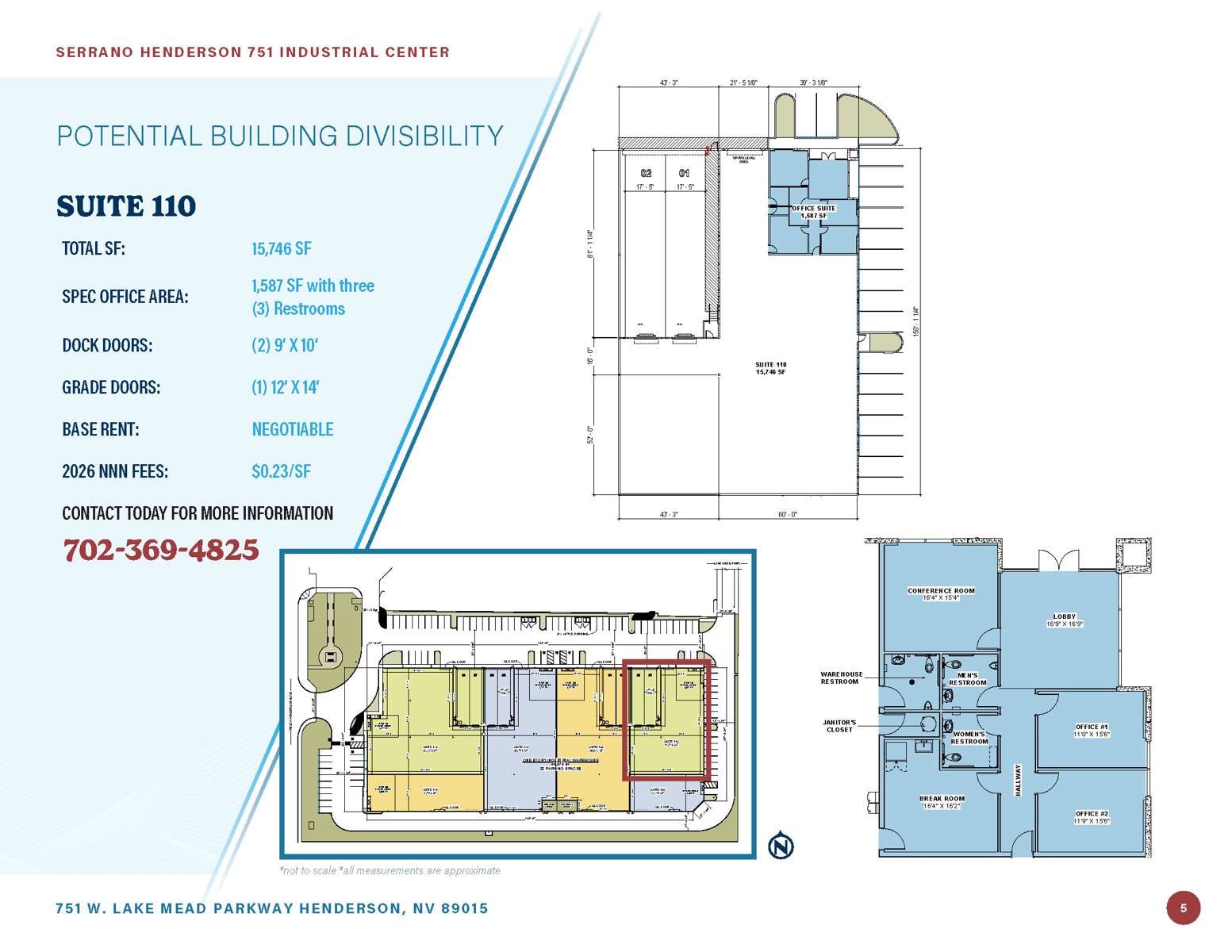 Suite 110 floorplan