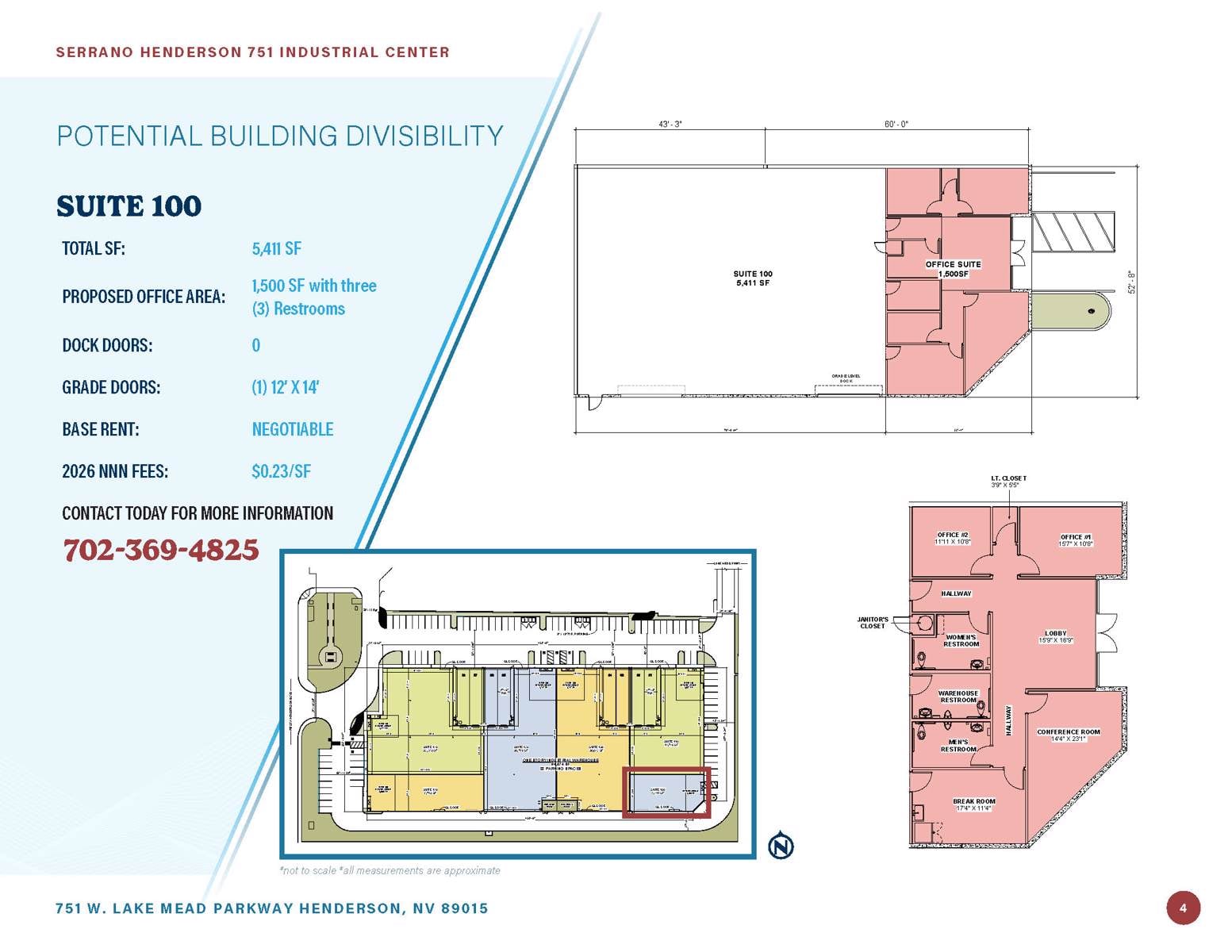 Suite 100 floorplan