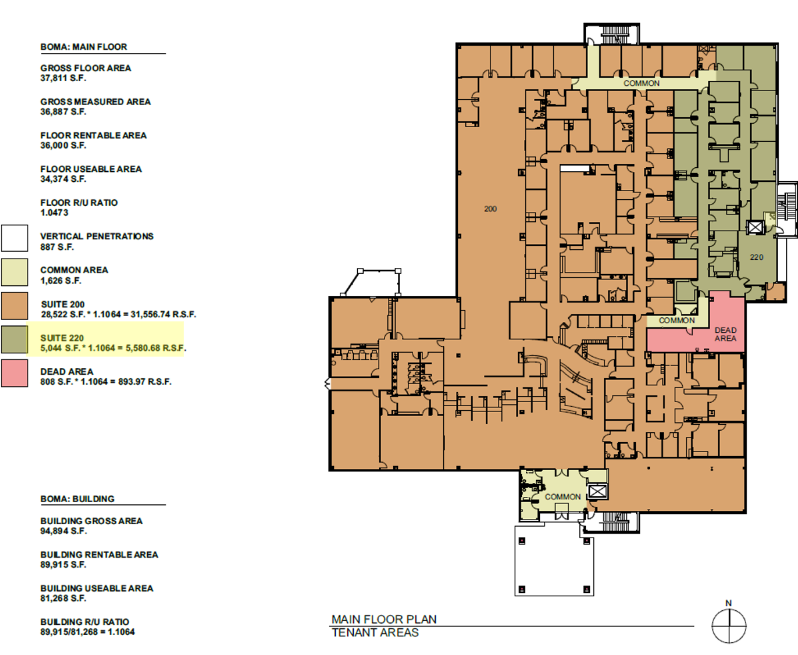 1400 Dowell Springs Sutie 220 5580 SF