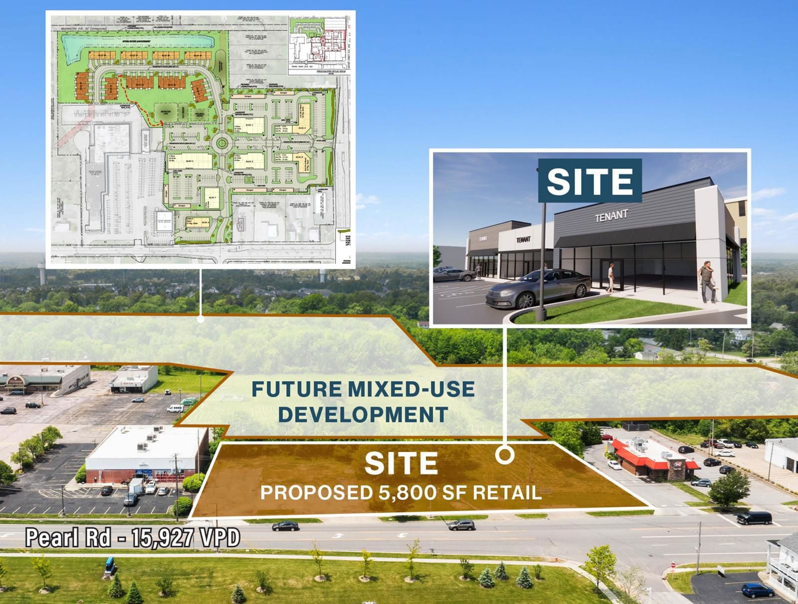 Proposed 5,800 SF New Retail Strip Center 1442 Pearl Road - Image 5