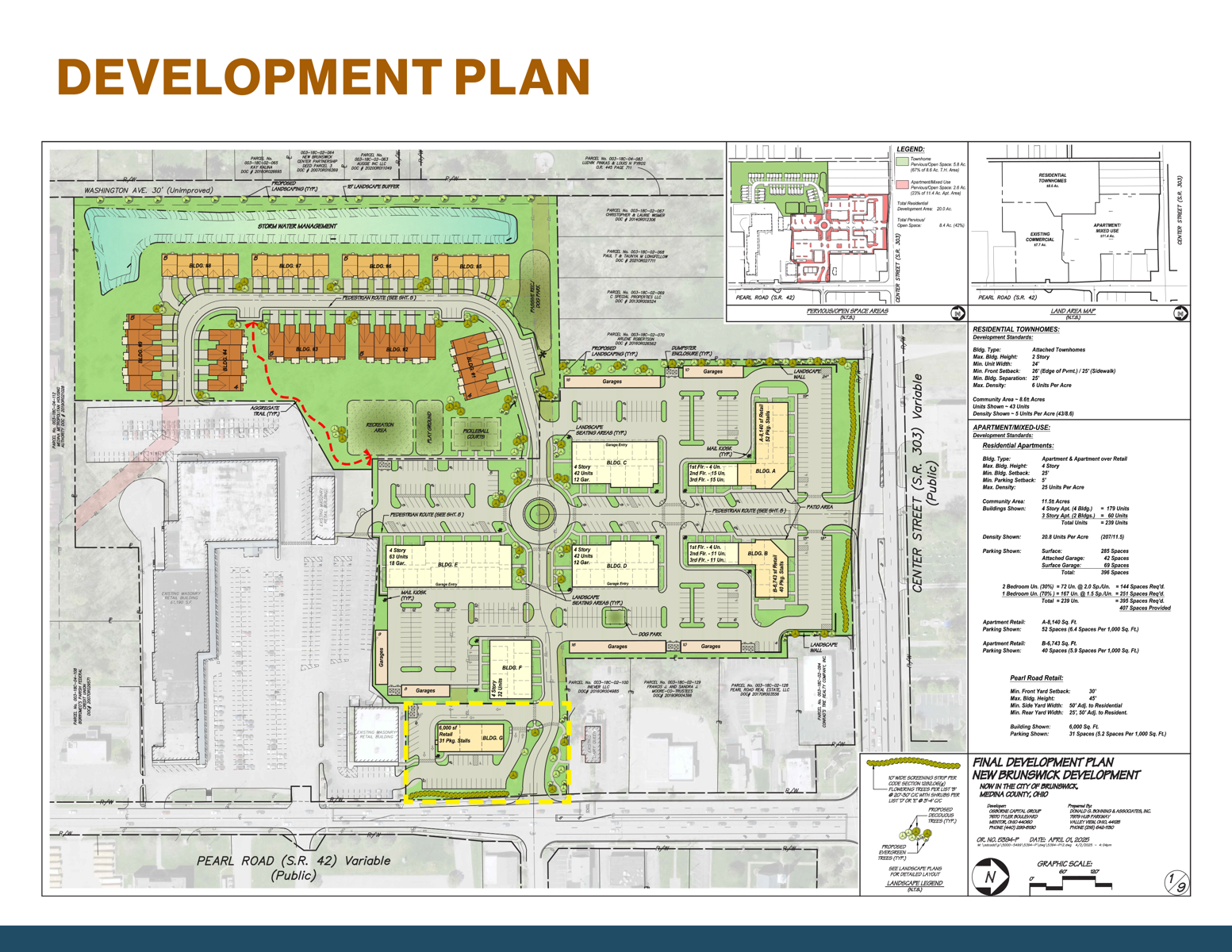 Proposed 5,800 SF New Retail Strip Center 1442 Pearl Road - Image 1