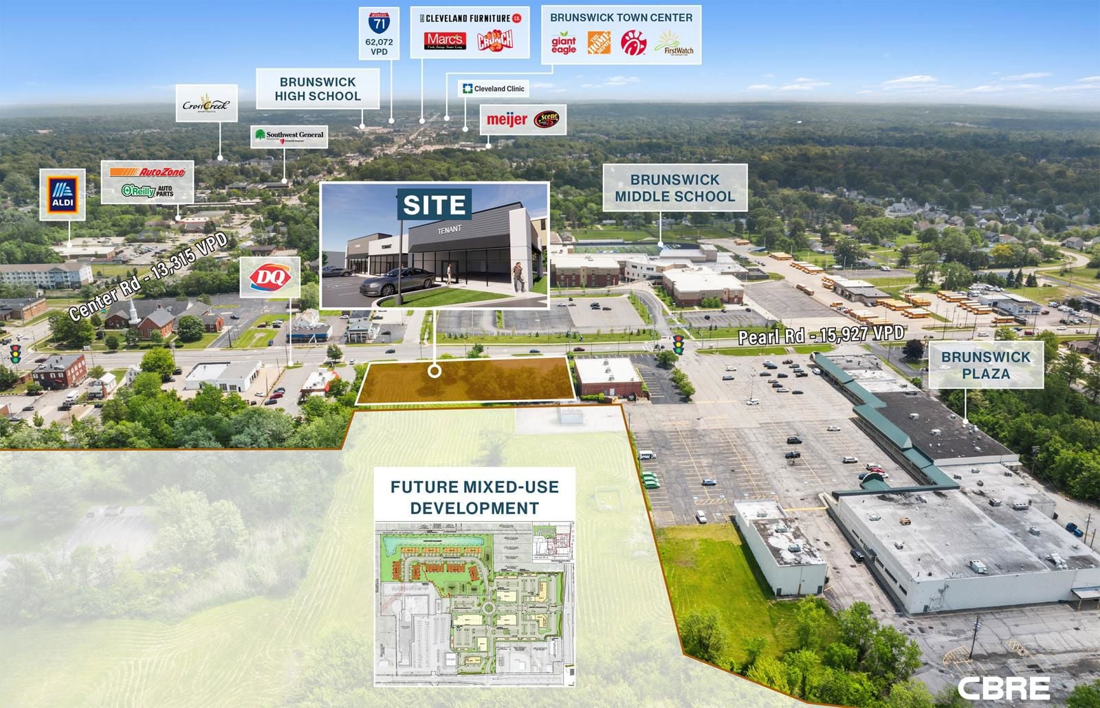 Proposed 5,800 SF New Retail Strip Center 1442 Pearl Road - Image 2