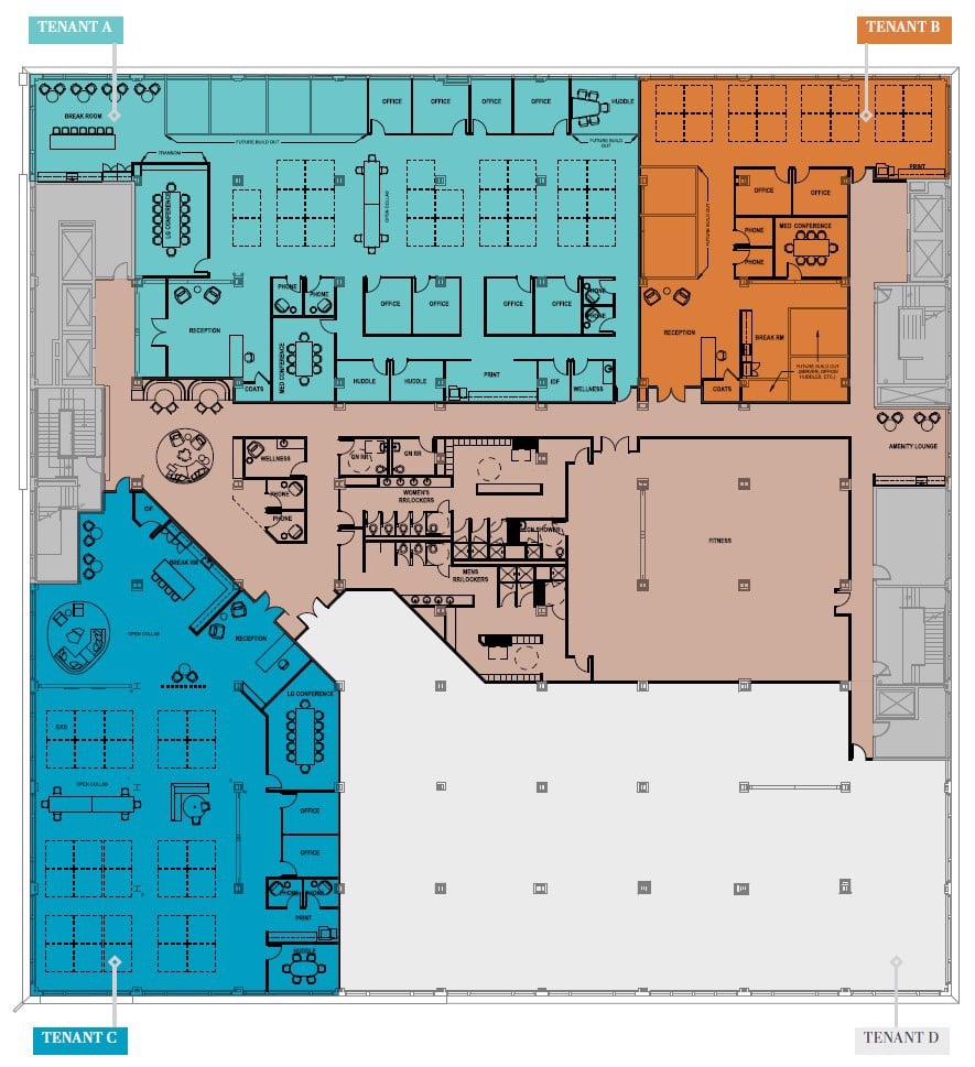 Updated Galleria Floor Plan