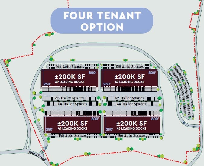 75 Reed Road Four Tenant Option