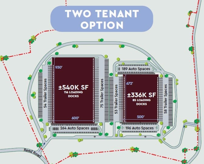 75 Reed Road Two Tenant Option