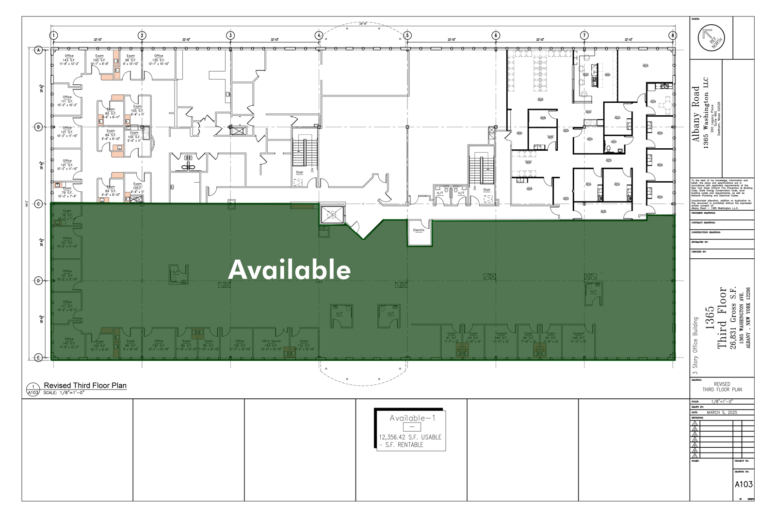 1365 Washington Ave Albany NY- Third Floor Floorplan