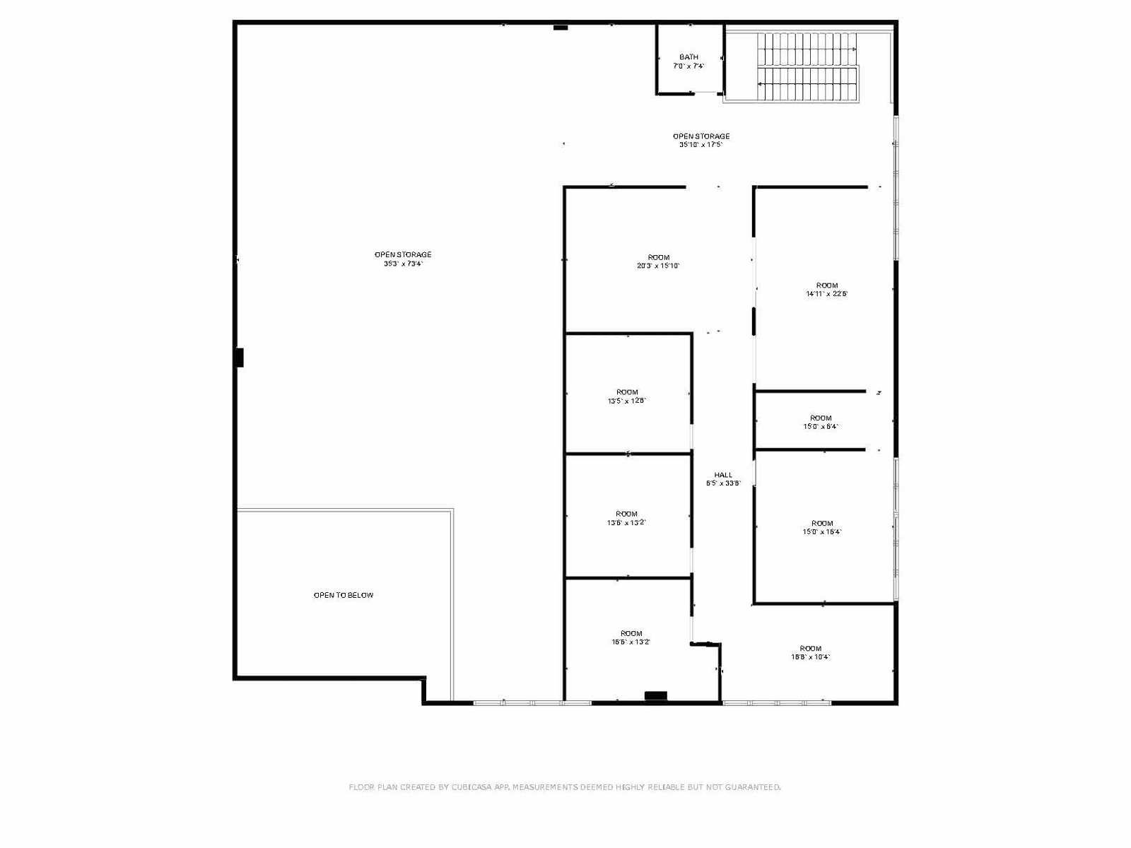 1350 Rollins Rd Floorplan - Mezzanine Floor Plan