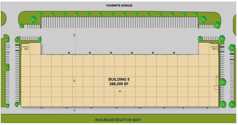site plan - 5070 yosemite ave