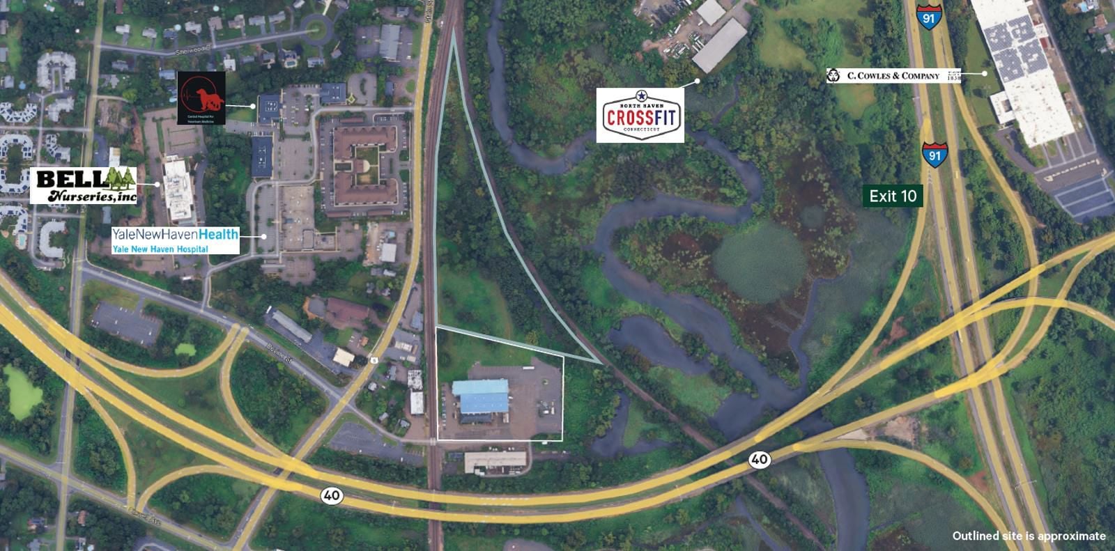 Devine Street aerial