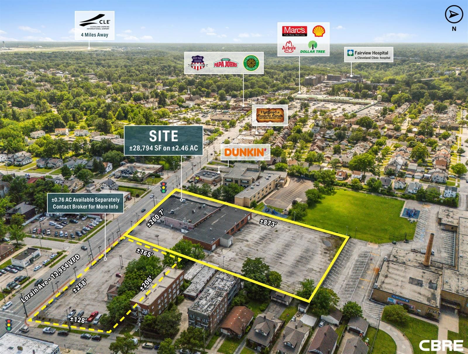 ±28,794 SF / ±2.46 AC Former Auto Dealership 16100 Lorain Avenue - Image 2