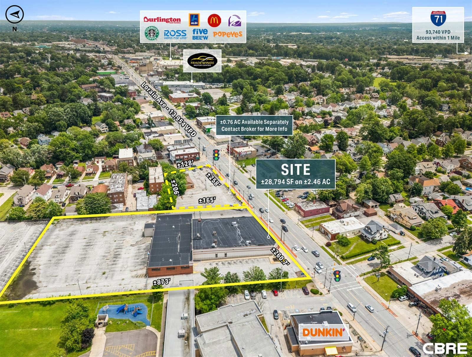 ±28,794 SF / ±2.46 AC Former Auto Dealership 16100 Lorain Avenue - Image 3