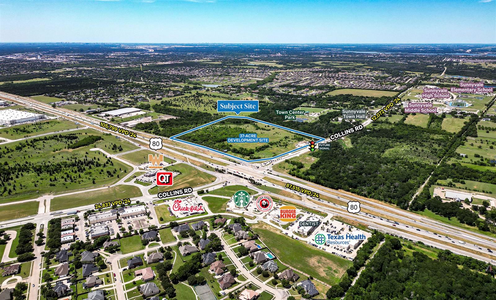 Sunnyvale - View to the Northwest