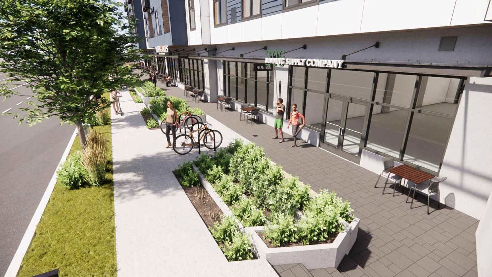 Retail D Exterior Renderings