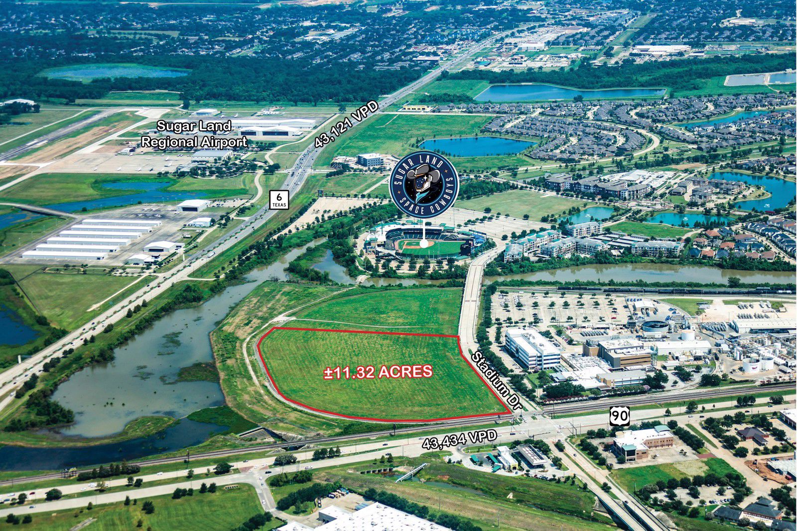 Hwy 90 Alt & S Stadium Dr, Sugar Land, TX 77478, USA - Image 1