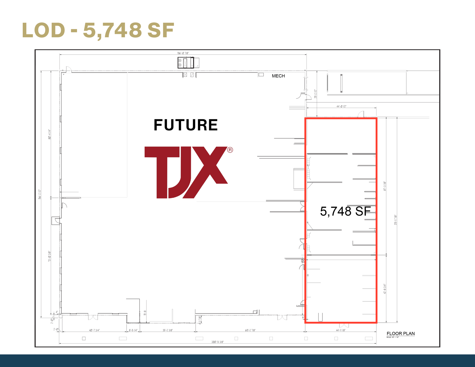 Floor Plan - 5,748 SF