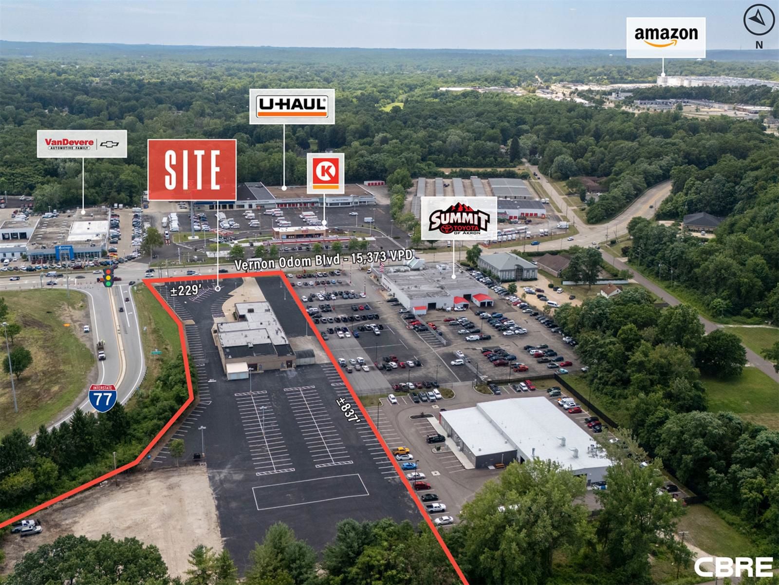 ±16,750 SF Freestanding Former Car Dealership on 4.65 AC 1501 Vernon Odom Boulevard - Image 17