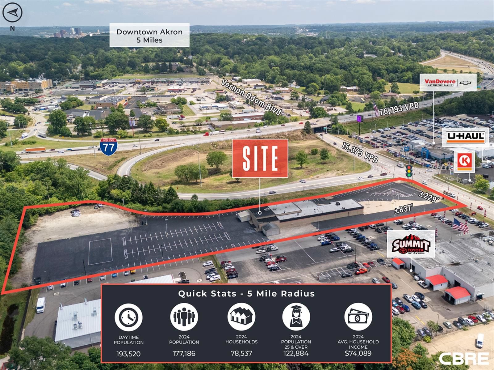 ±16,750 SF Freestanding Former Car Dealership on 4.65 AC 1501 Vernon Odom Boulevard - Image 16