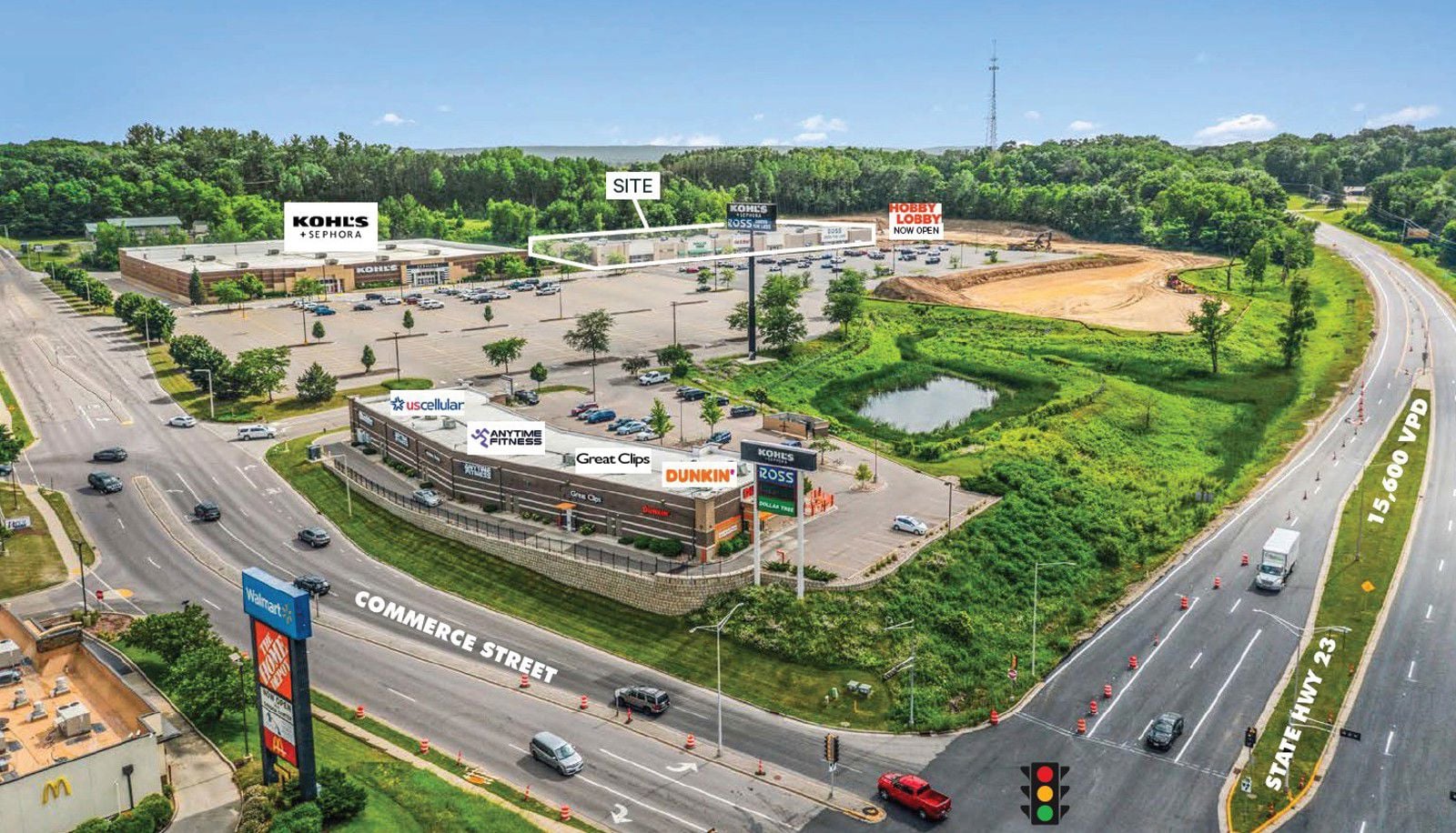 Site Aerial 2_Lake Delton Marketplace