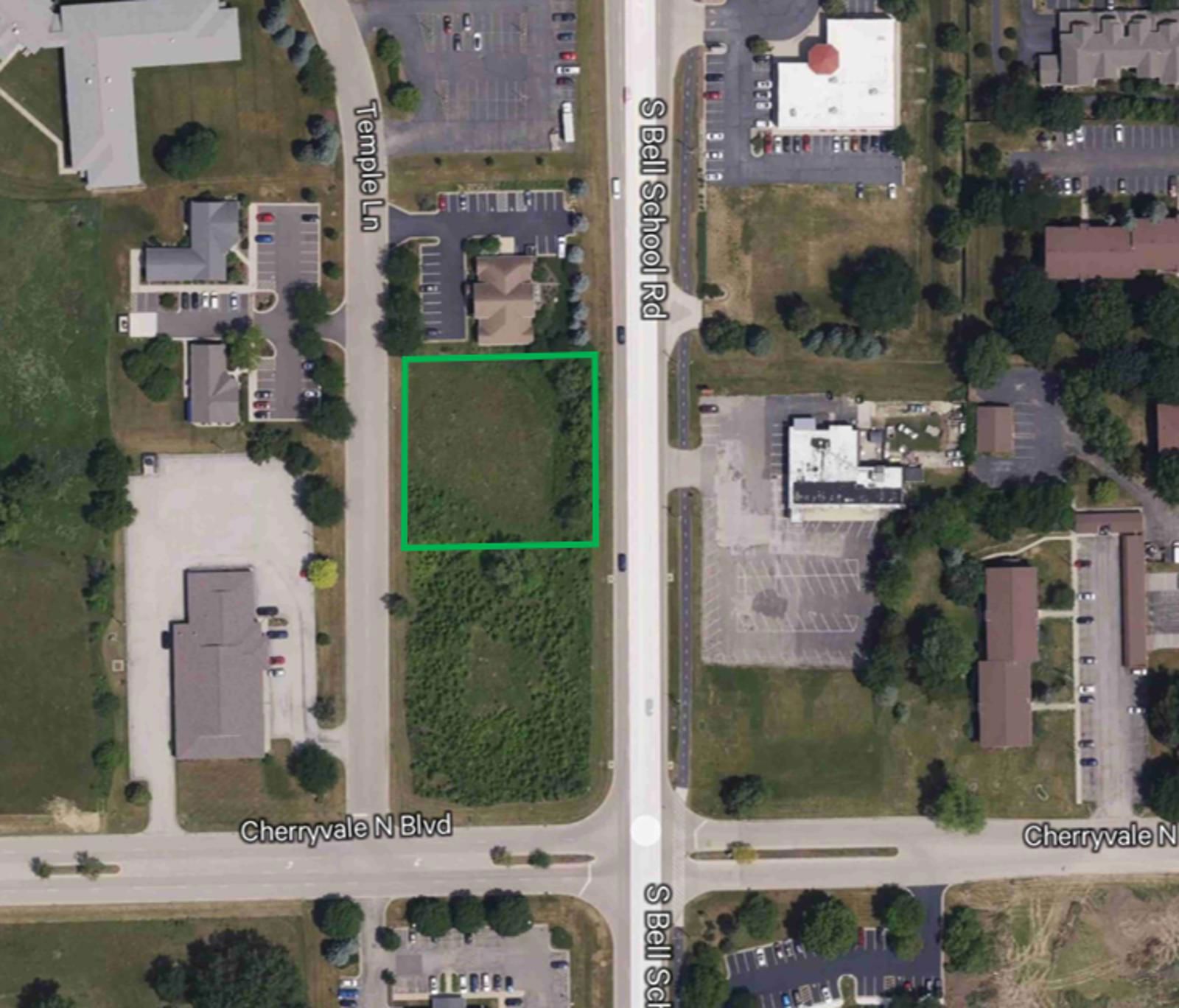 1650 Temple - Outline of site