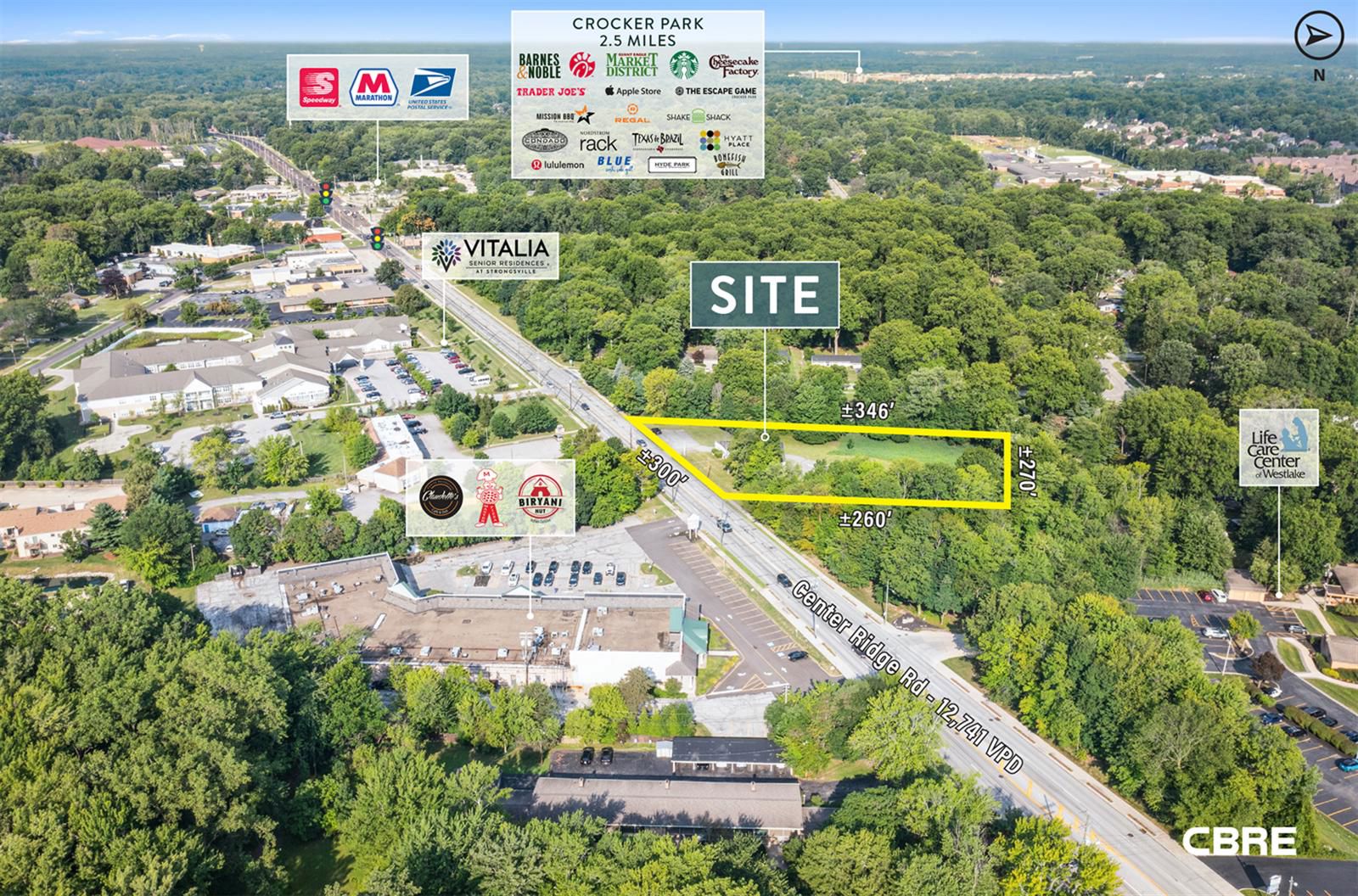 2.02 Acre Westlake Development Site 26614 Center Ridge Road - Image 3