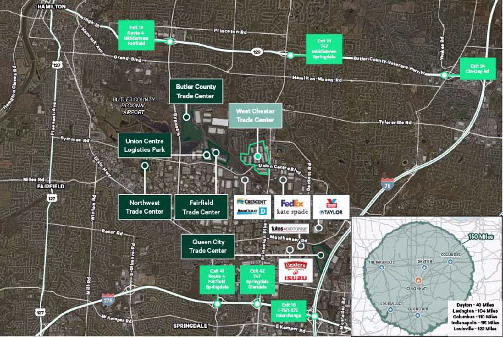 West Chester Trade Center new MAP