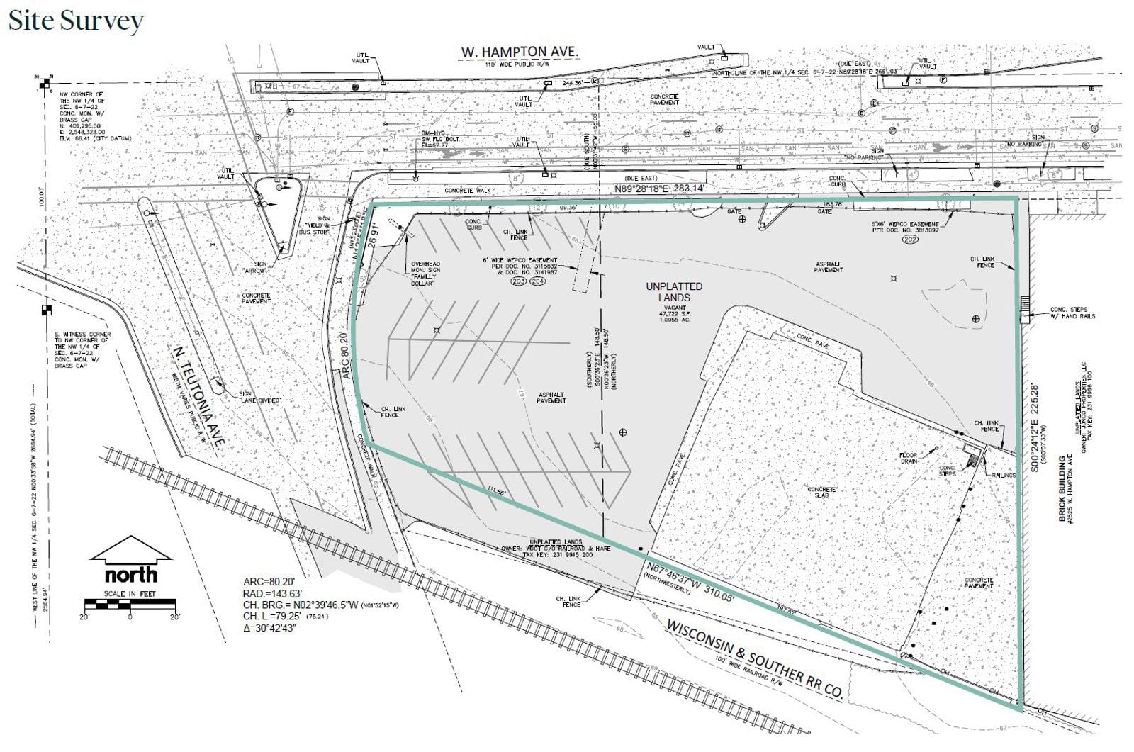 Site Survey_2601 W Hampton Ave