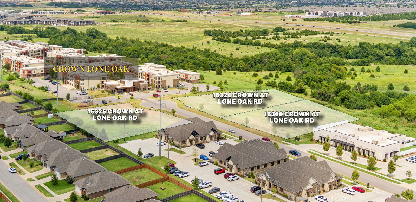 OKC 15300 Crown at Lone Oak Rd - Hero - aerial