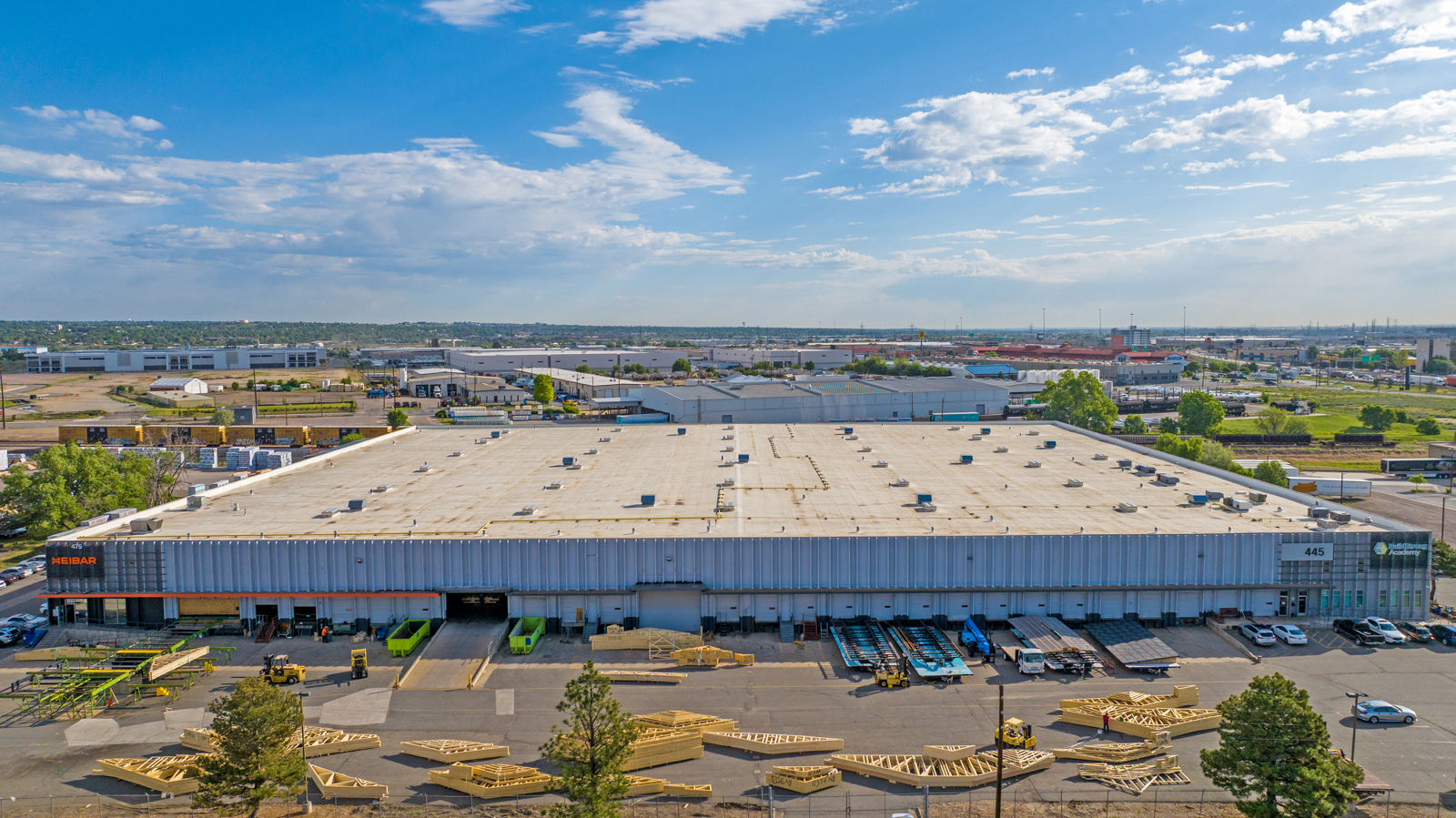 445 W 53rd Place Aerial 2