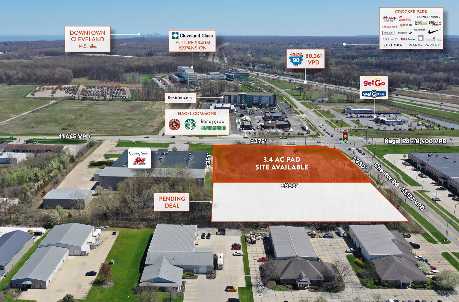 3.4 AC Signalized Highway Development Site 1500 Nagel Road - Image 3