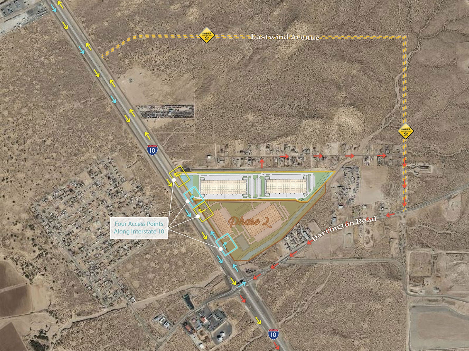 Speedway Logistics - Aerial View (Egress, Ingress)