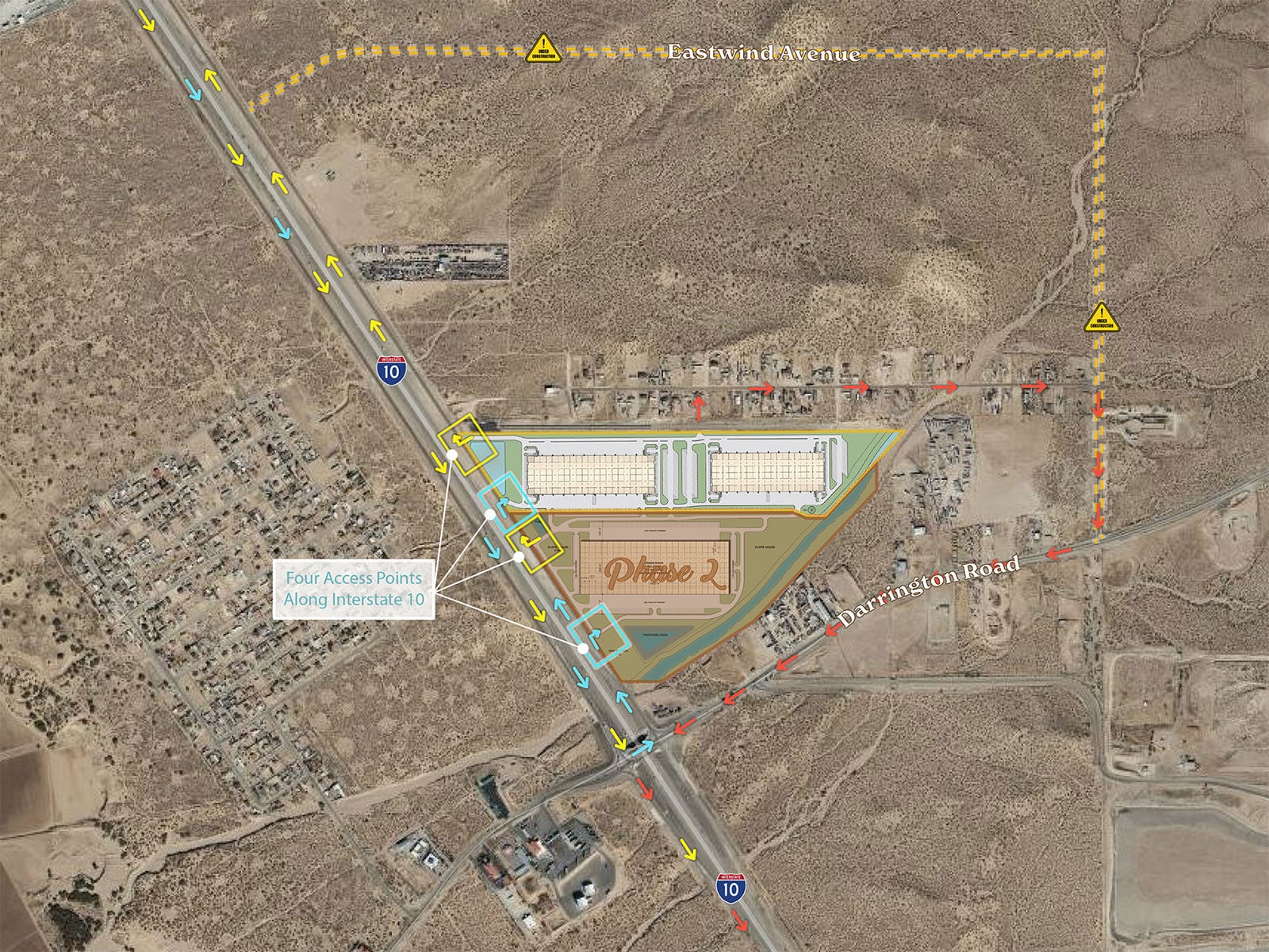 Speedway Logistics - Aerial View (Distance to POE)_updated