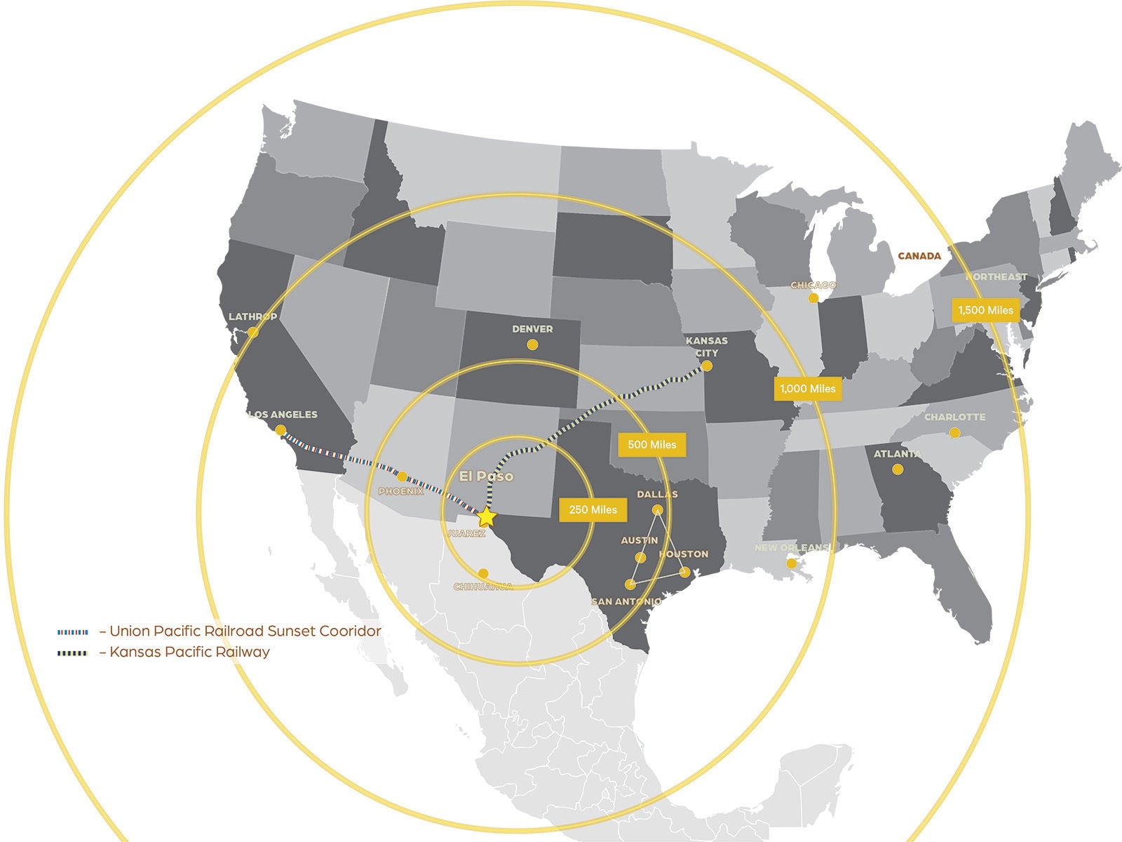 Speedway Logistics - Map View (Nation Wide)