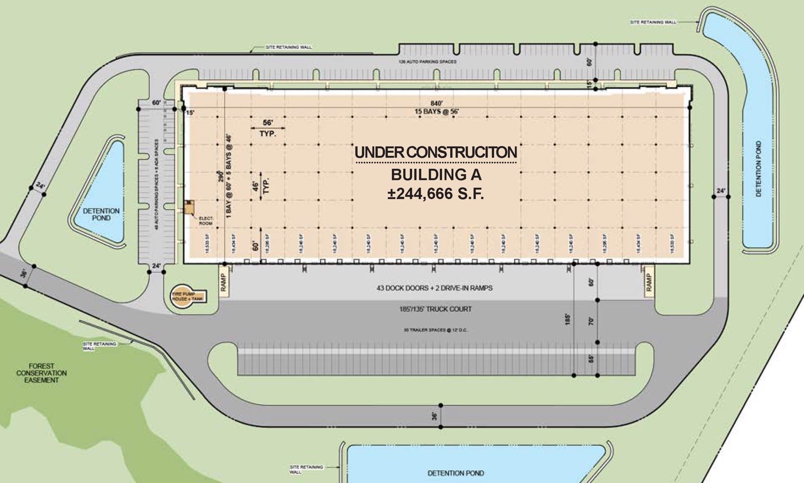 Core5 Frederick Logistics - BLDG A Floorplan