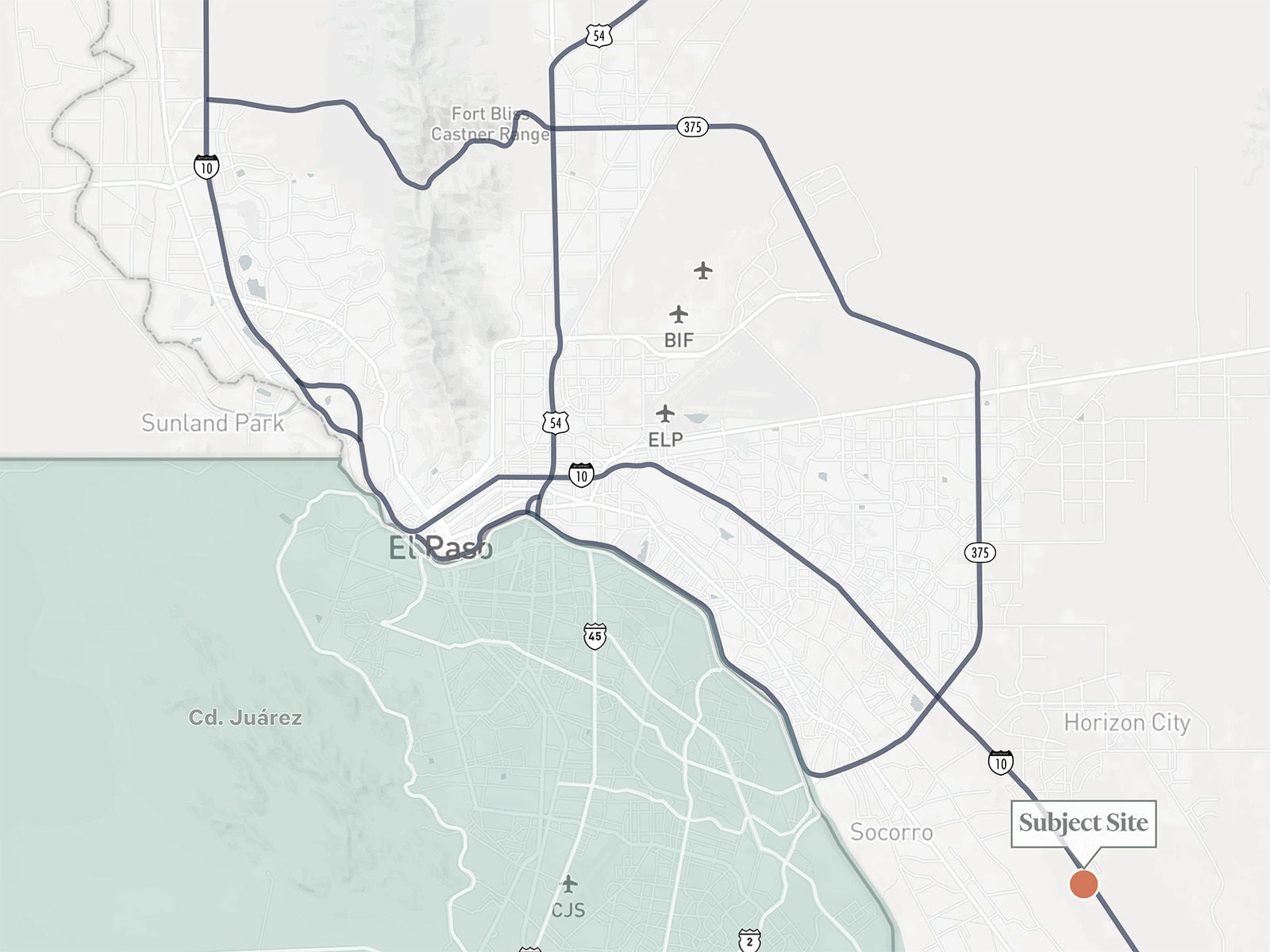 Horizon 10 Land - Map View