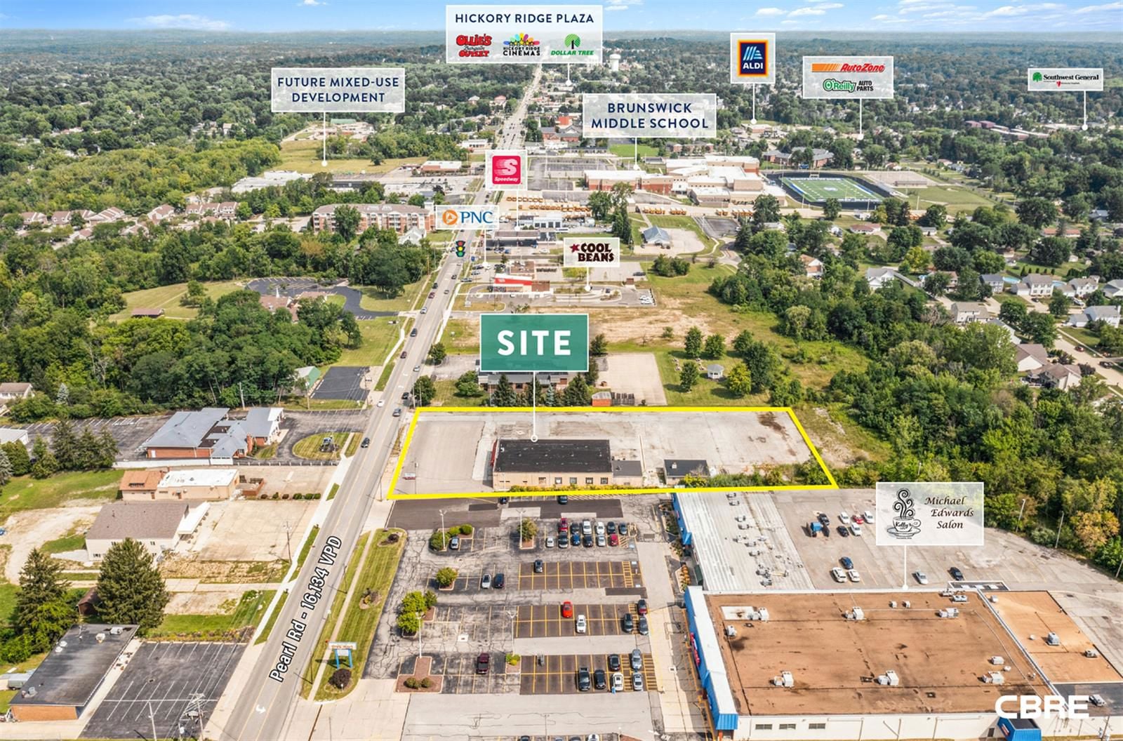 9,500 SF on 1.97 AC Former Car Dealership 1633 Pearl Road - Image 4