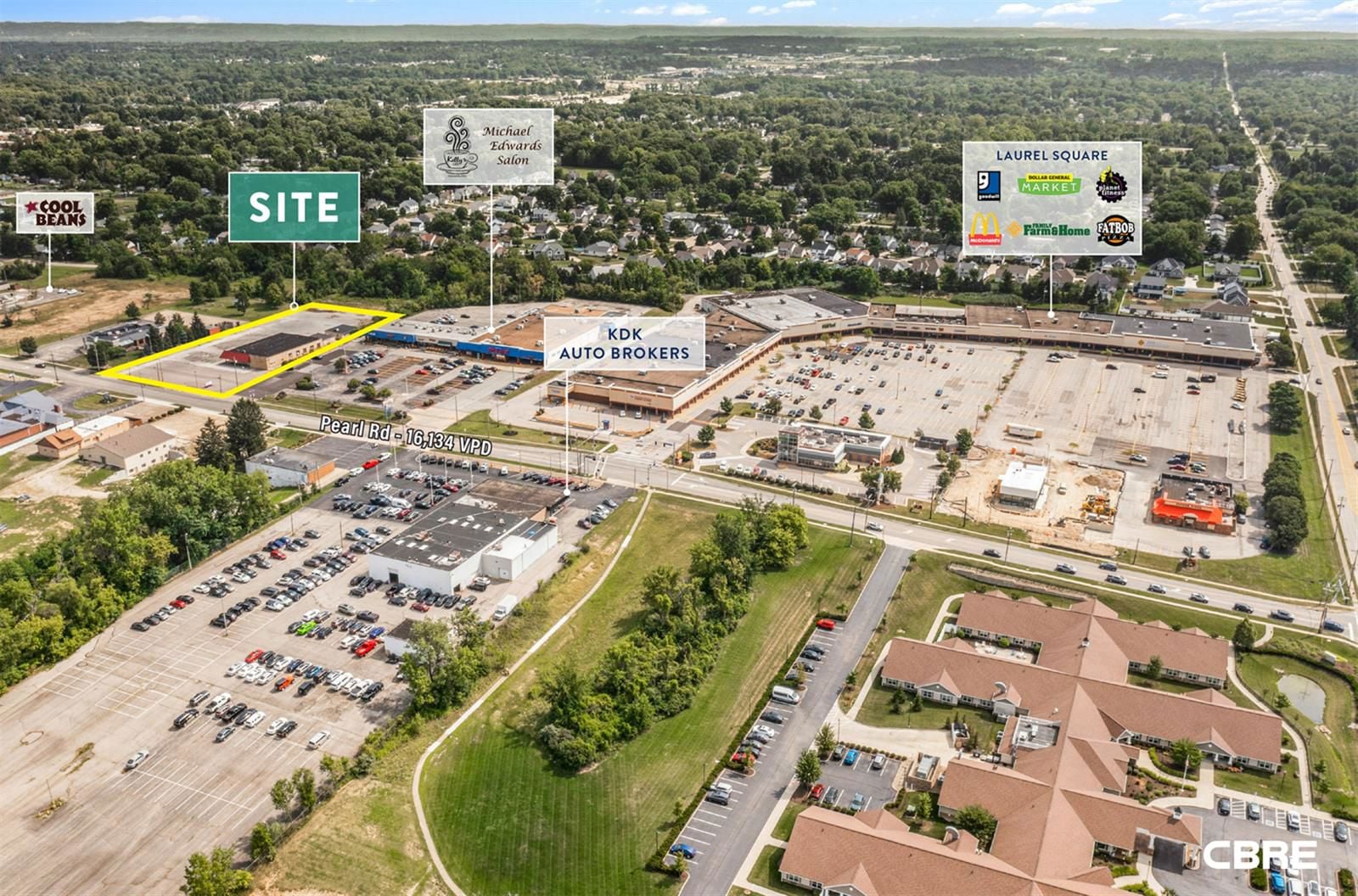 9,500 SF on 1.97 AC Former Car Dealership 1633 Pearl Road - Image 2