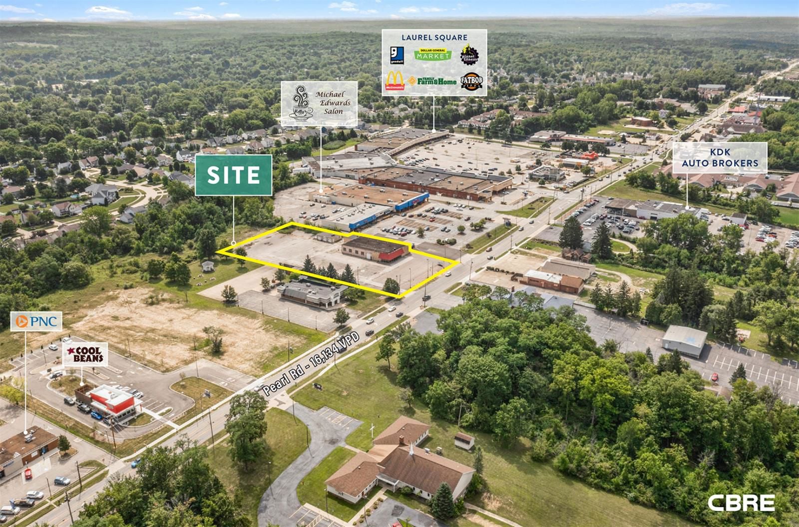 9,500 SF on 1.97 AC Former Car Dealership 1633 Pearl Road - Image 3