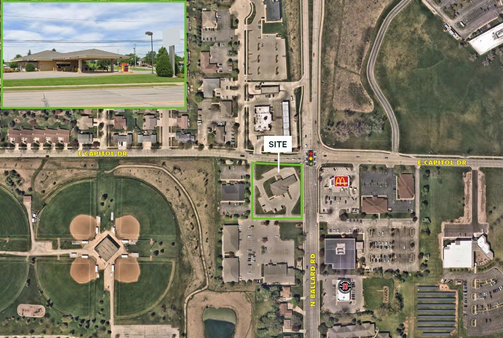 Site Aerial_3321 N Ballard Rd, Appleton