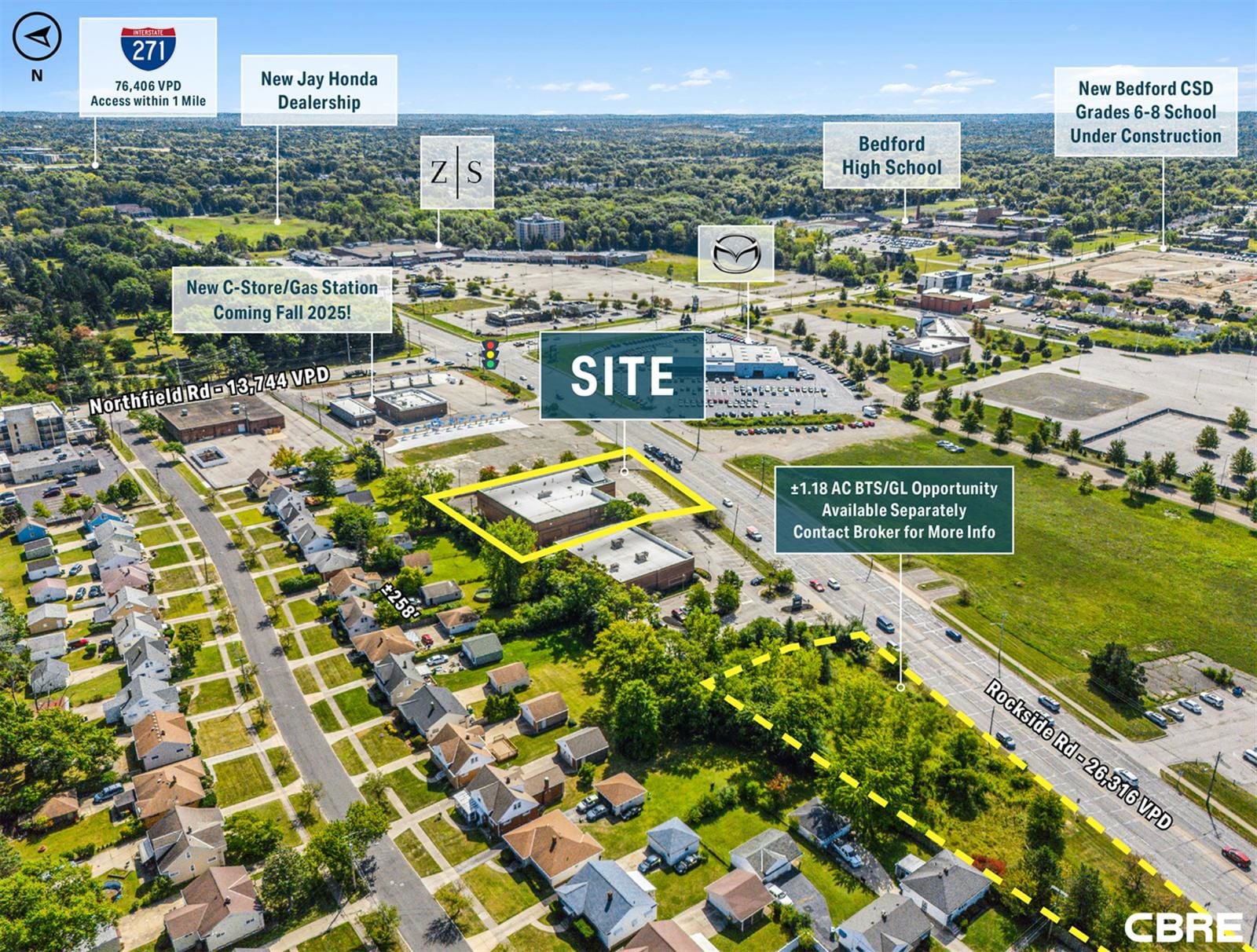 ±12,531 SF / 1.04 AC Former NTB Building 21250 Rockside Road - Image 2