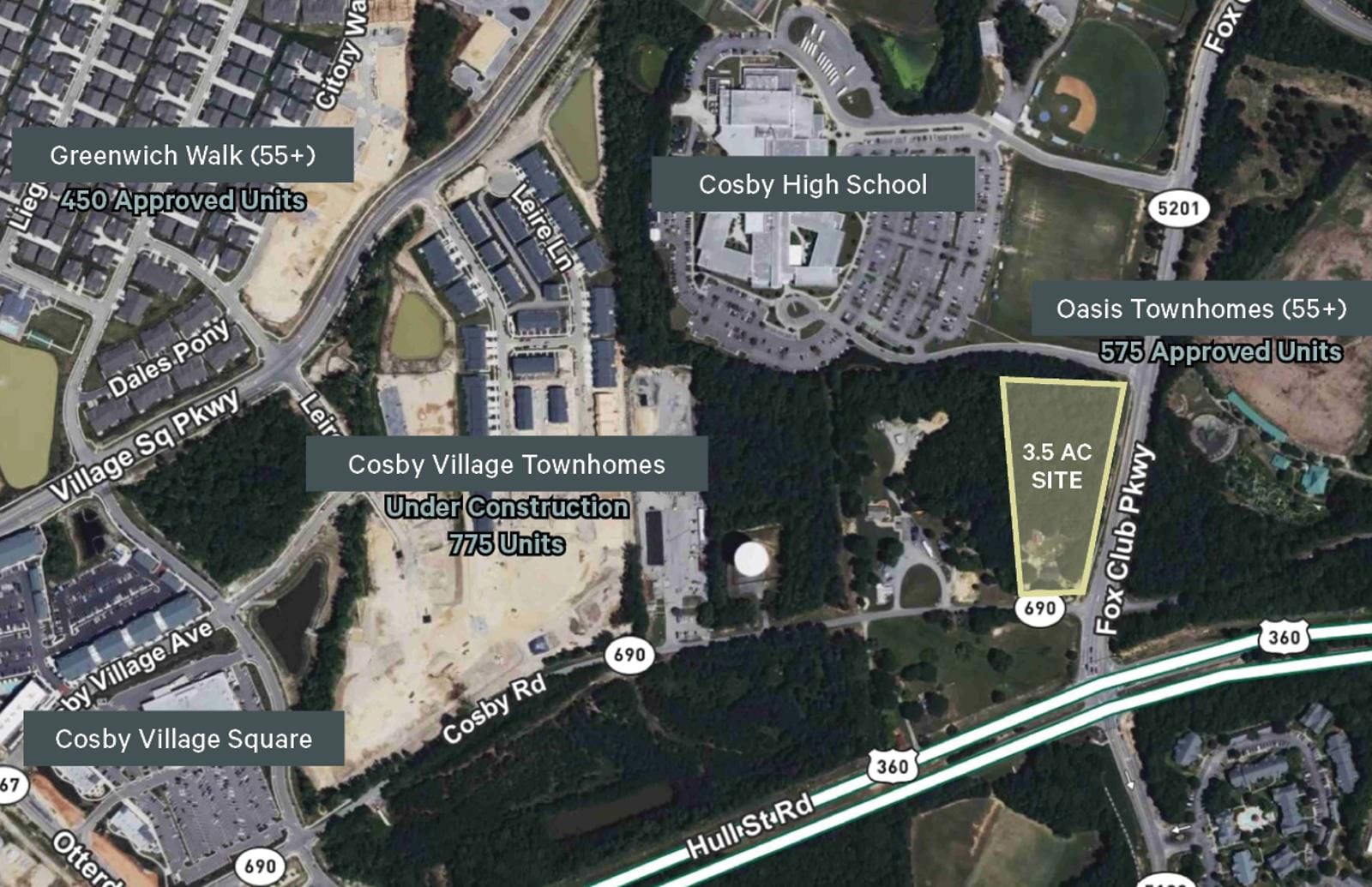 3.5 Acres Near Cosby Village 15500 Cosby Road - Image 1