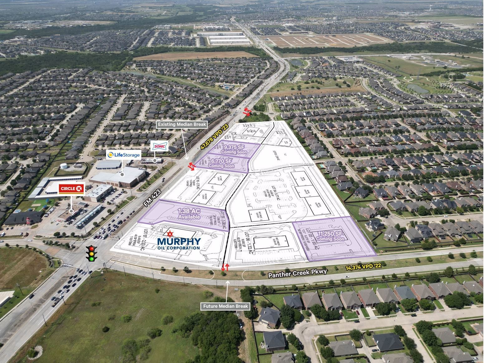 423 and Panther Creek - Drone 5