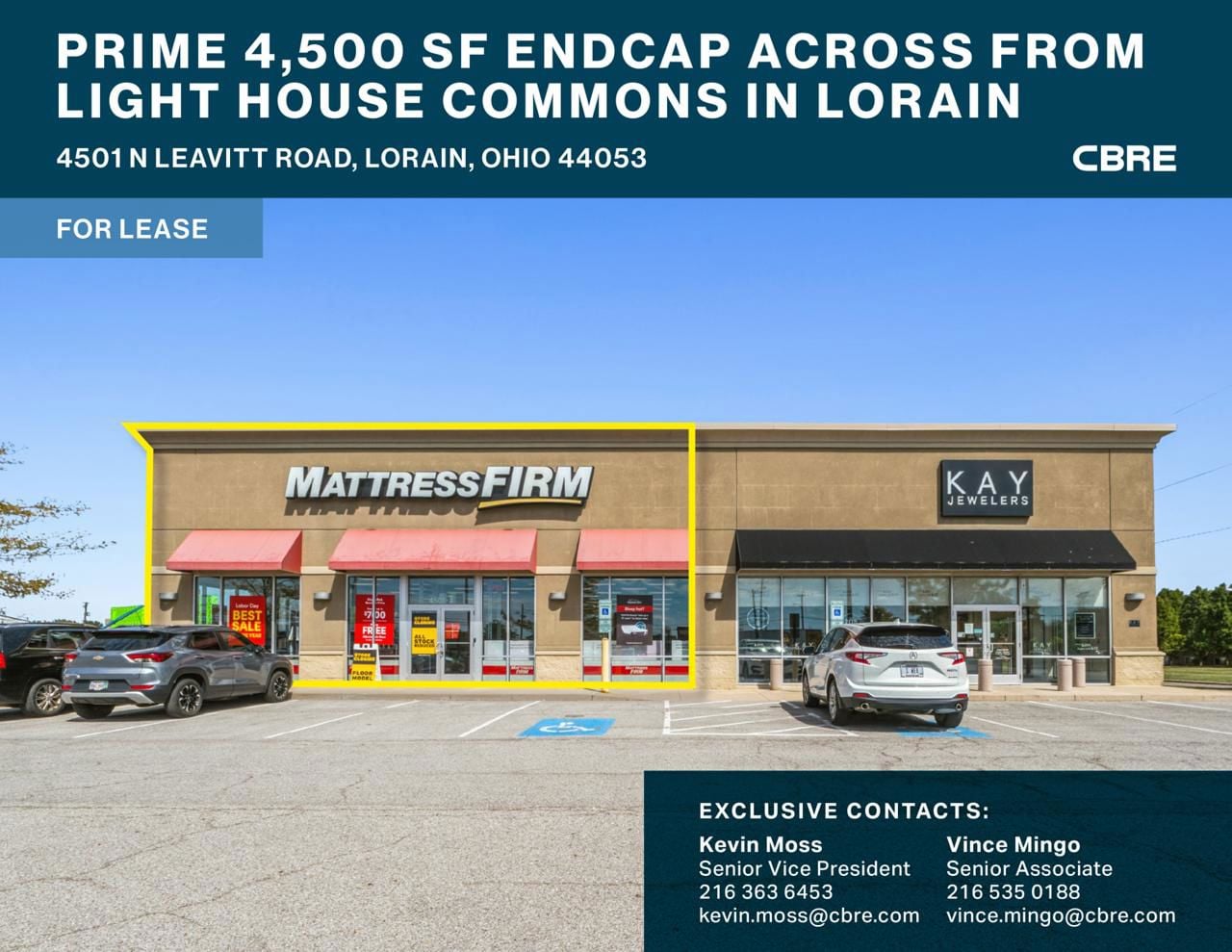 Prime 4,500 SF Endcap across from Light House Commons, 4501 North ...